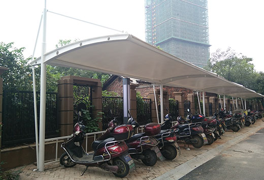 膜結(jié)構(gòu)自行車棚